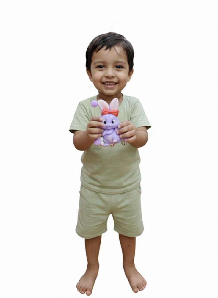 Premium Purple Bunny Character Mini Figure with Bow – Adorable Kawaii Collectible Toy for Kids, Decor & Gift Use - Image 3